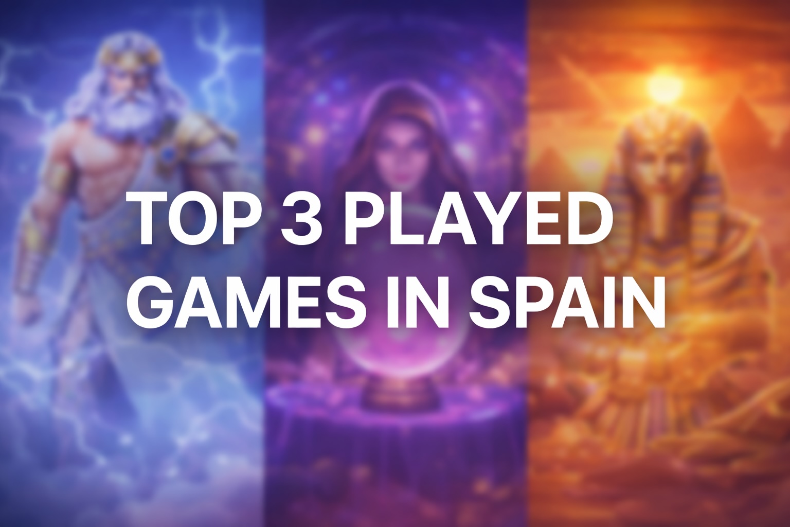 Top 3 juegos más jugados en España